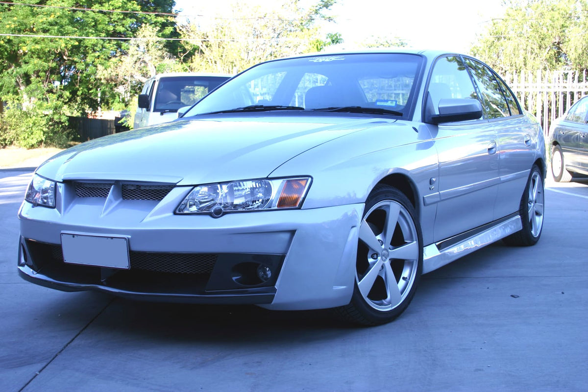 Installed View - Holden Commodore VY Sedan Ute Wagon: Tear Drop Front Bumper