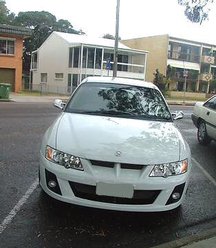 Installed View - Holden Commodore VY Sedan Ute Wagon: VZ Clubsport Style Front Bumper