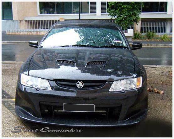 Installed View - Holden Commodore VY: Super V8 Race Front Bumper