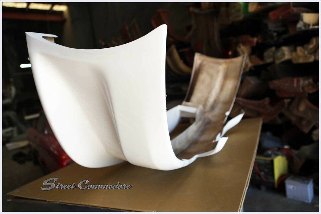 Installed View - Holden Commodore VY: Super V8 Race Front Bumper