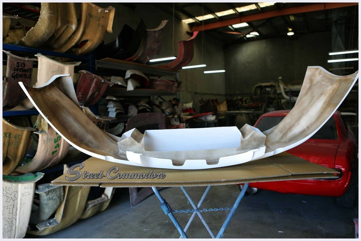 Installed View - Holden Commodore VY: Super V8 Race Front Bumper
