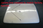 Installed View - Holden Commodore VY/VZ: H-Style Bonnet Scoop