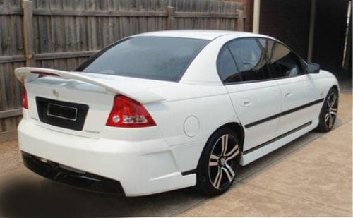 Installed View - Holden Commodore VY-VZ Sedan: VY Style Rear Bumper