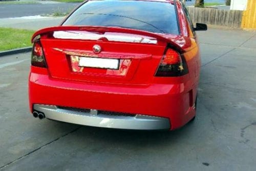 Installed View - Holden Commodore VY-VZ Sedan: VY Style Rear Bumper