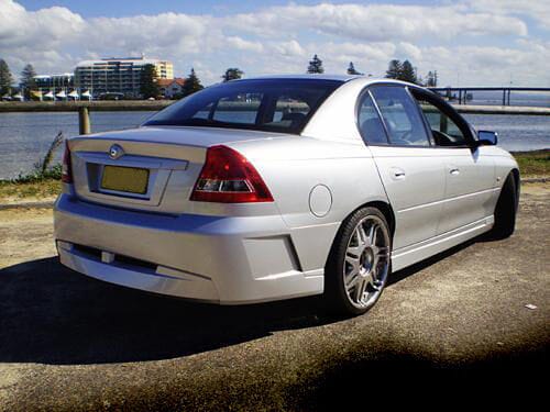 Installed View - Holden Commodore VY-VZ Sedan: VY Style Rear Bumper