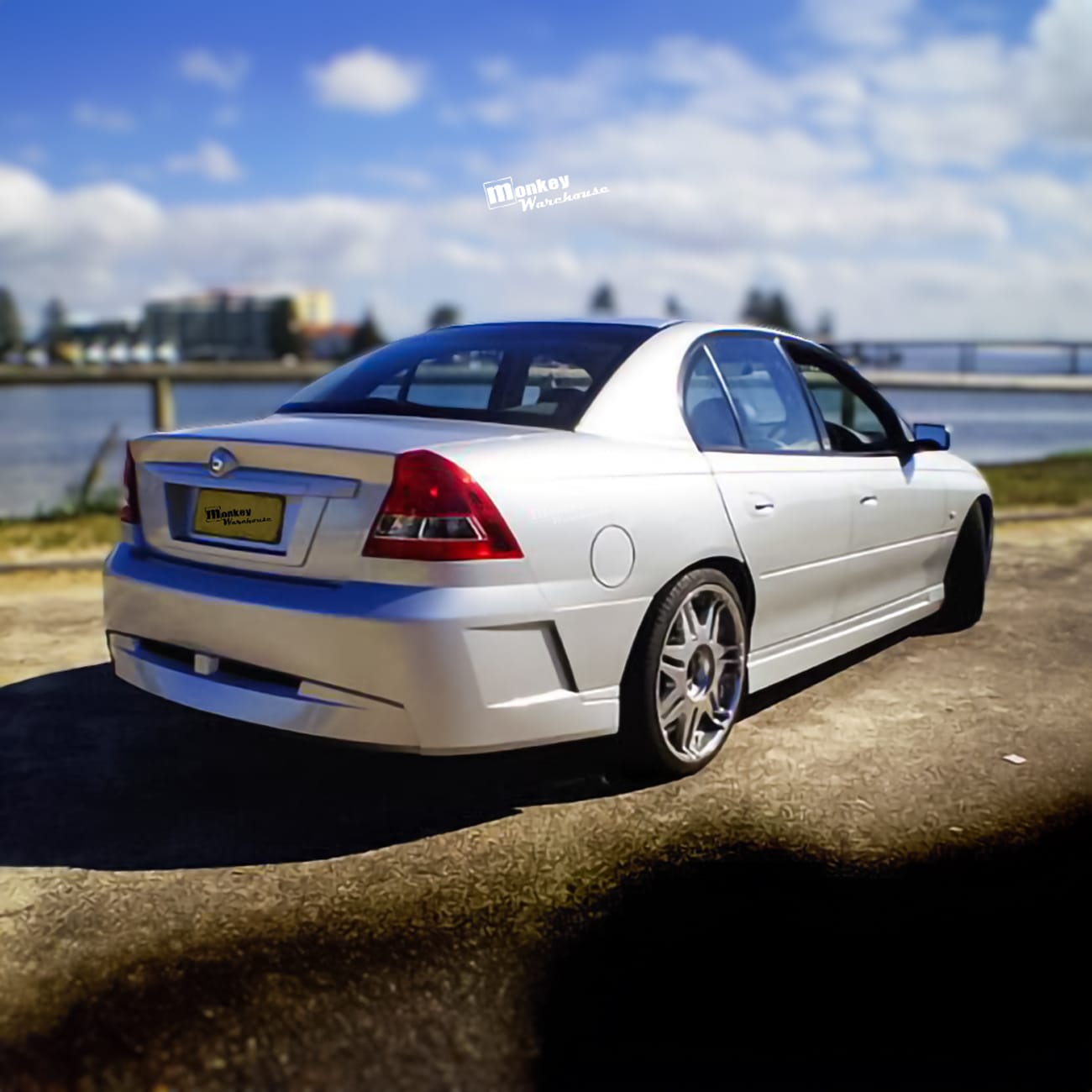 Installed View - Holden Commodore VY-VZ Sedan: VY Style Rear Bumper