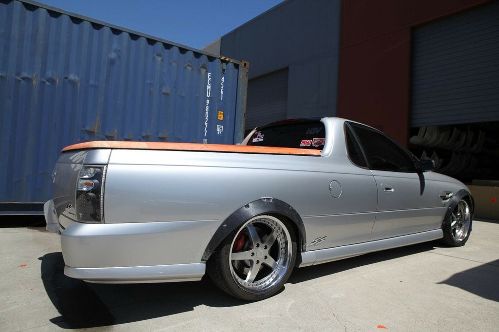 Installed View - Holden Commodore VY/VZ Ute: 4-Piece Wheel Flare Set