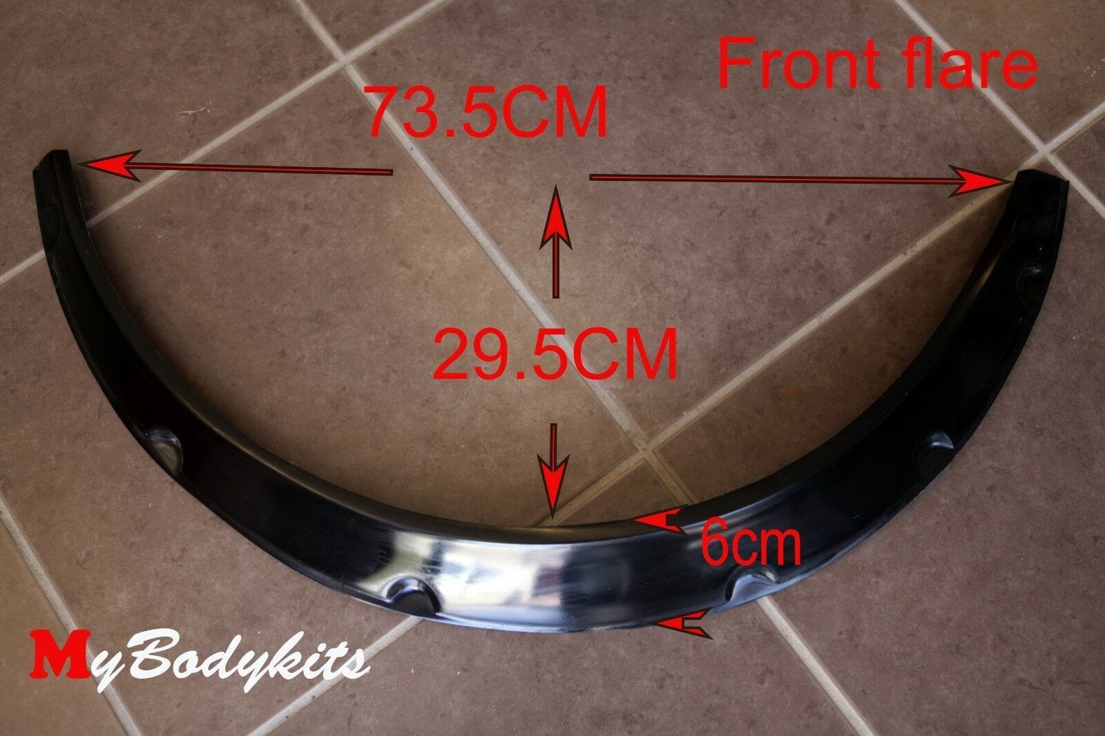Installed View - Holden Commodore VY/VZ Ute: 4-Piece Wheel Flare Set