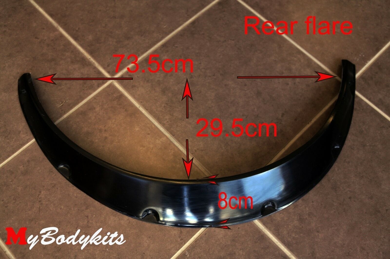 Installed View - Holden Commodore VY/VZ Ute: 4-Piece Wheel Flare Set