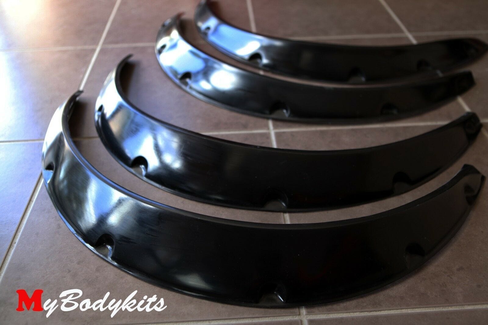 Installed View - Holden Commodore VY/VZ Ute: 4-Piece Wheel Flare Set