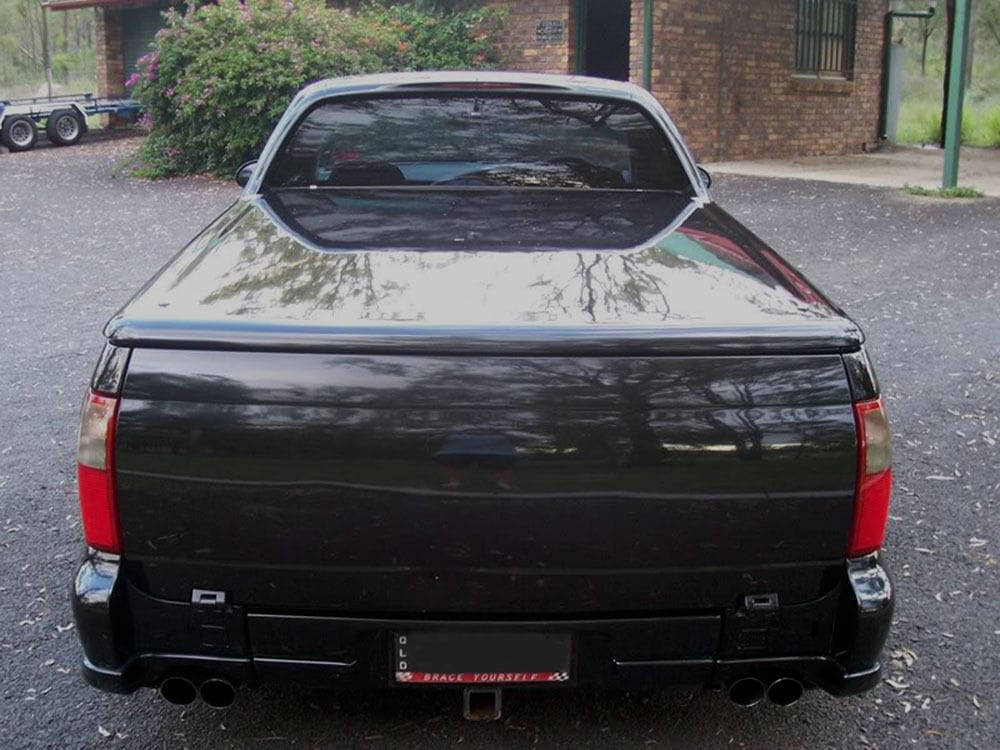 Installed View - Holden Commodore VY/VZ Ute: Rear Bumper Number Plate Infill Panel