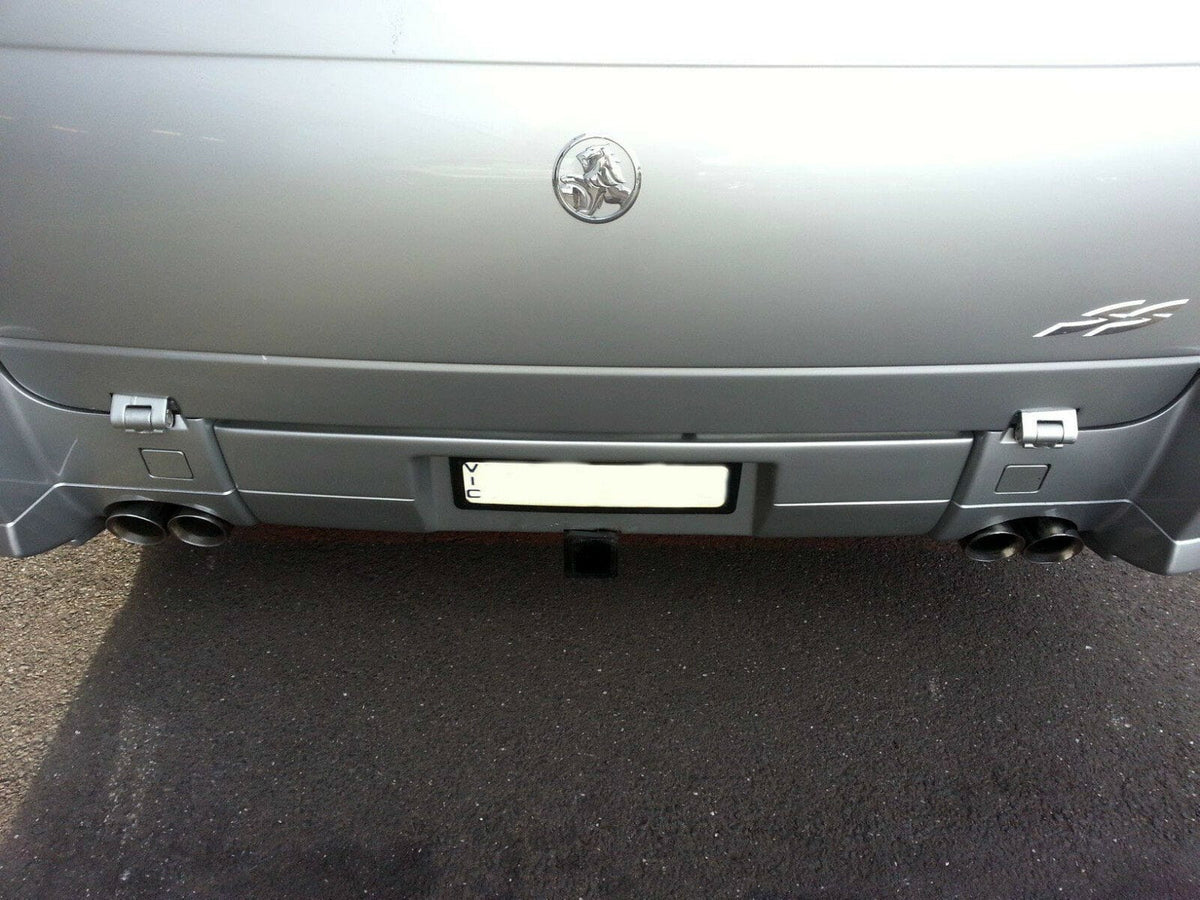 Installed View - Holden Commodore VY/VZ Ute: Rear Bumper Number Plate Infill Panel