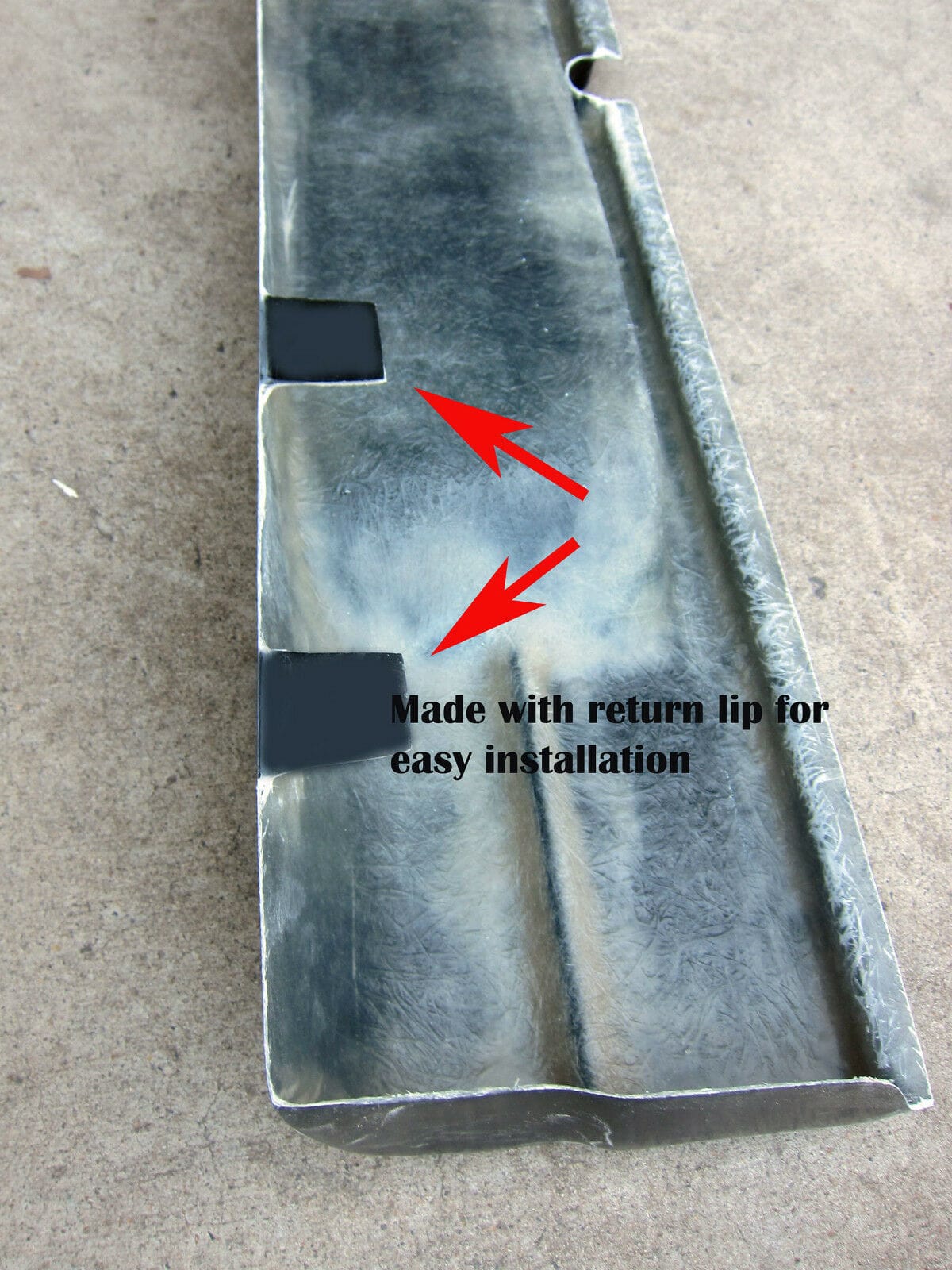 Installed View - Holden Commodore VY/VZ Ute: Rear Bumper Number Plate Infill Panel