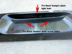 Installed View - Holden Commodore VY/VZ Ute: Rear Bumper Number Plate Infill Panel