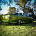 Installed View - Holden Commodore VY/VZ Ute: Rear Bumper Number Plate Infill Panel