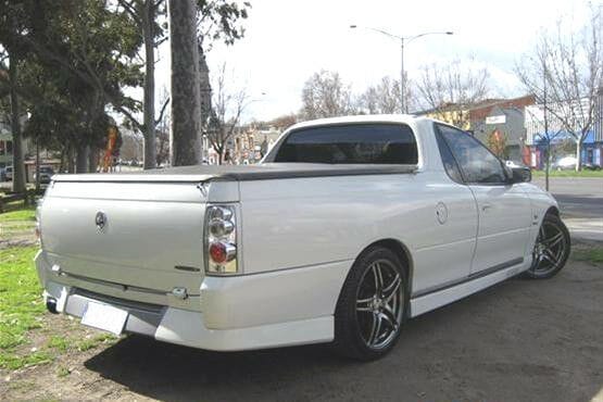 Installed View - Holden Commodore VY VZ Wagon & Ute: Conversion Side Skirts