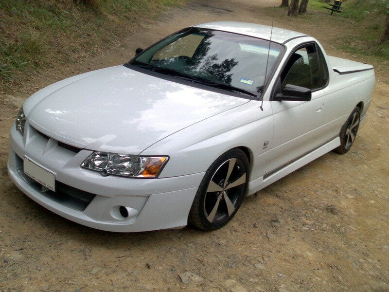 Installed View - Holden Commodore VY VZ Wagon & Ute: Conversion Side Skirts