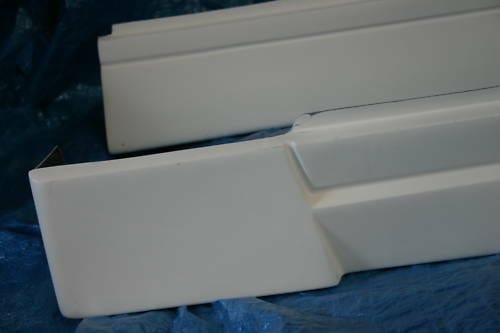 Installed View - Holden Commodore VY VZ Wagon & Ute: Conversion Side Skirts