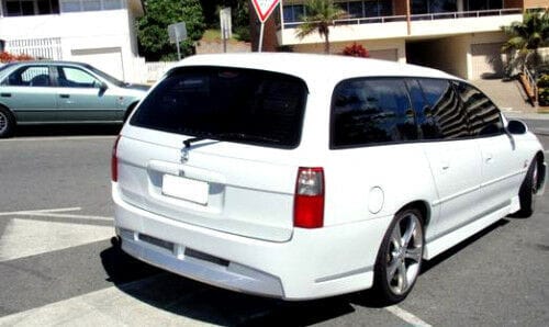 Installed View - Holden Commodore VY-VZ Wagon: VY Style Rear Bumper