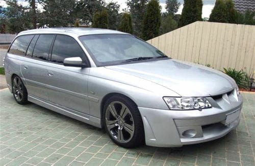 Installed View - Holden Commodore VY Wagon: VY Style Full Body Kit