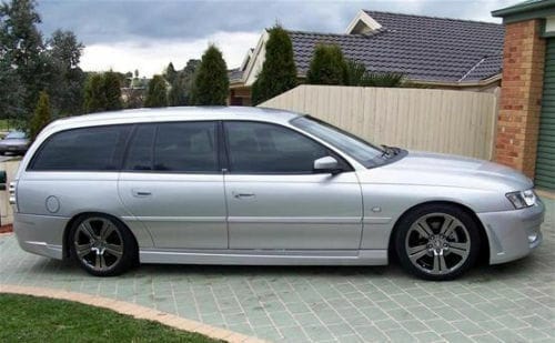Installed View - Holden Commodore VY Wagon: VY Style Full Body Kit