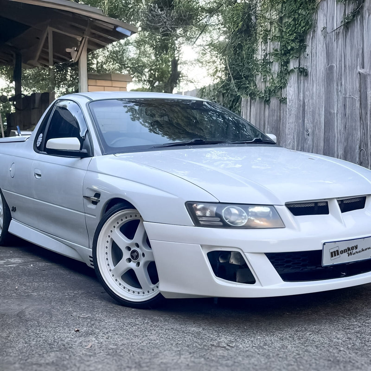 Installed View - Holden Commodore VZ Sedan Ute Wagon: Clubsport Style Bumper