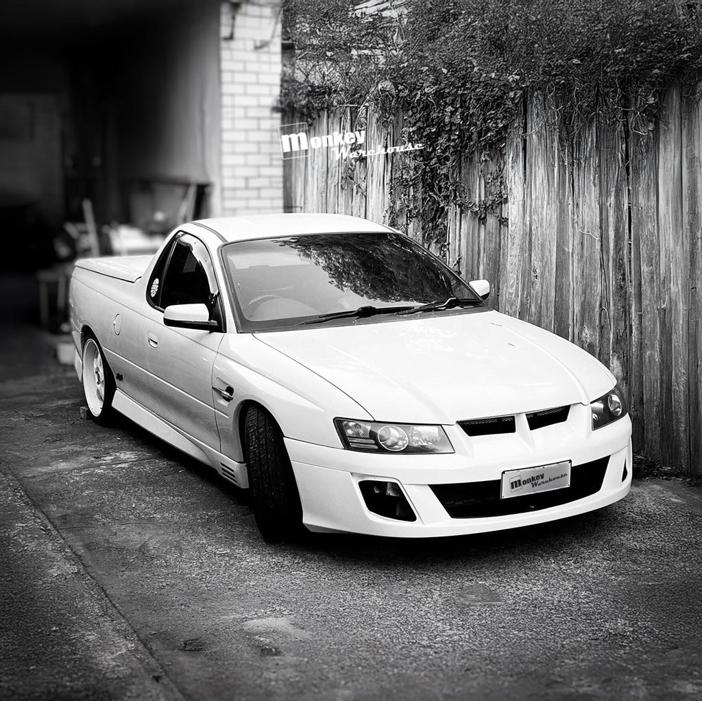 Installed View - Holden Commodore VZ Sedan Ute Wagon: Clubsport Style Bumper