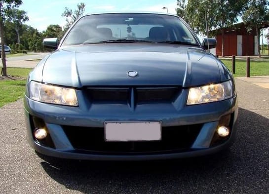 Installed View - Holden Commodore VZ Sedan Ute Wagon: Clubsport Style Bumper