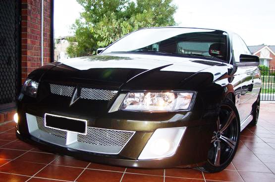 Installed View - Holden Commodore VZ Sedan Ute Wagon: Clubsport Style Bumper