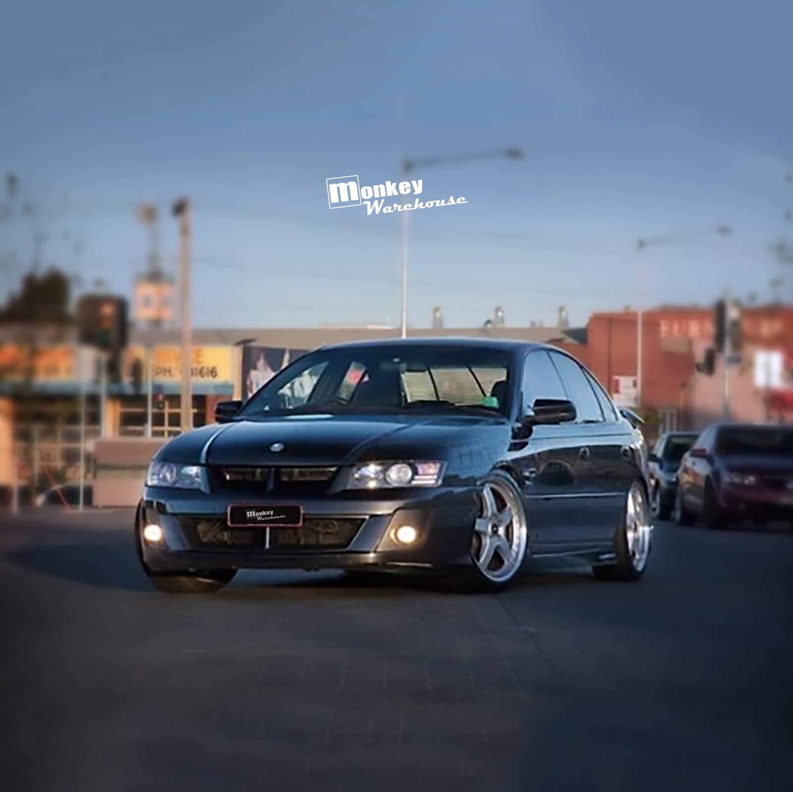 Installed View - Holden Commodore VZ Sedan Ute Wagon: Clubsport Style Bumper