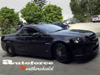 Installed View - Holden HSV Commodore VE VF Ute (2007-2017): Premium Window Visors