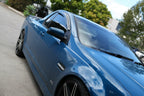 Installed View - Holden HSV Commodore VE VF Ute (2007-2017): Premium Window Visors
