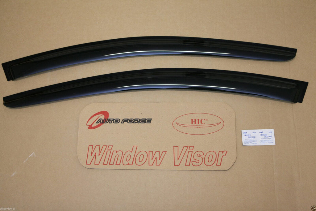 Installed View - Holden HSV Commodore VE VF Ute (2007-2017): Premium Window Visors