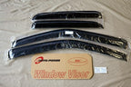 Installed View - Holden Rodeo Crew Cab Ute (2003-2008): Premium Window Visors