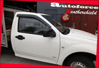 Installed View - Holden Rodeo Single Cab Ute (2003-2008): Premium Window Visors