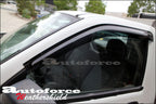 Installed View - Holden Rodeo Single Cab Ute (2003-2008): Premium Window Visors