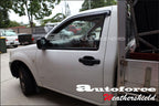Installed View - Holden Rodeo Single Cab Ute (2003-2008): Premium Window Visors