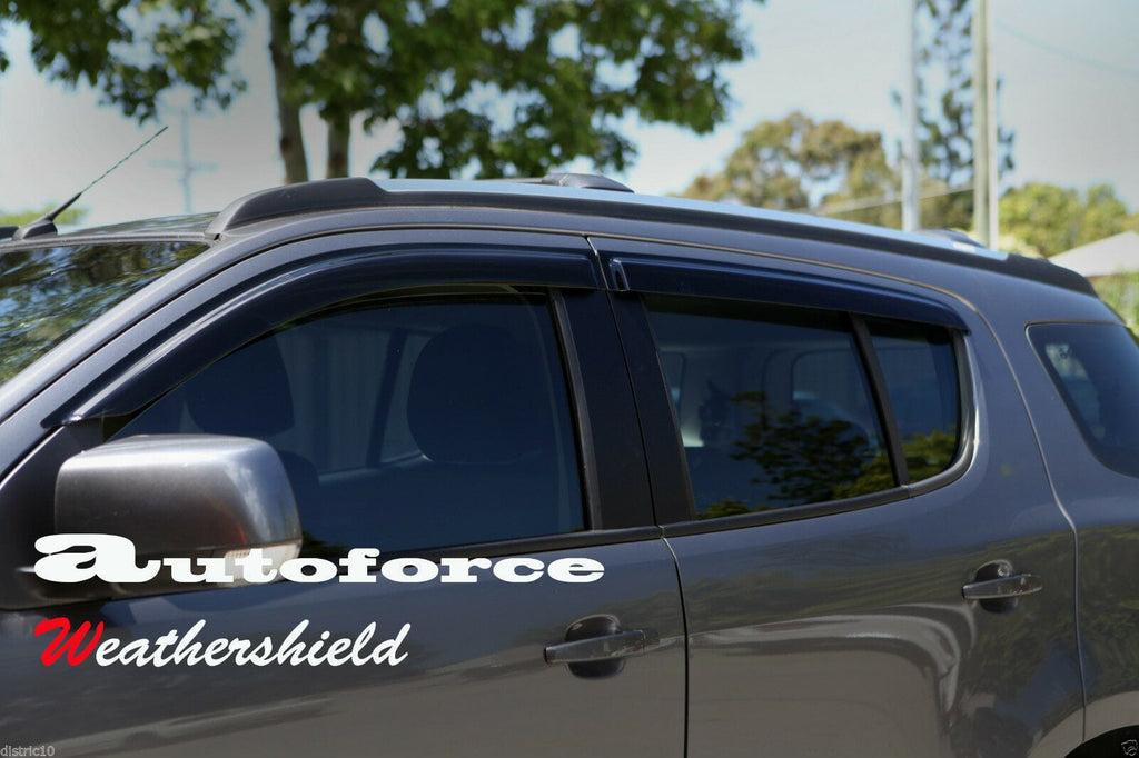 Installed View - Holden Trailblazer (2016-2020): Premium Window Visors