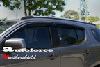 Installed View - Holden Trailblazer (2016-2020): Premium Window Visors
