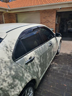 Installed View - Honda Accord Euro CL7 CL9 (2003-2008): Mugen Style Window Visors