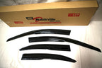 Installed View - Honda Accord Euro CL7 CL9 (2003-2008): Mugen Style Window Visors