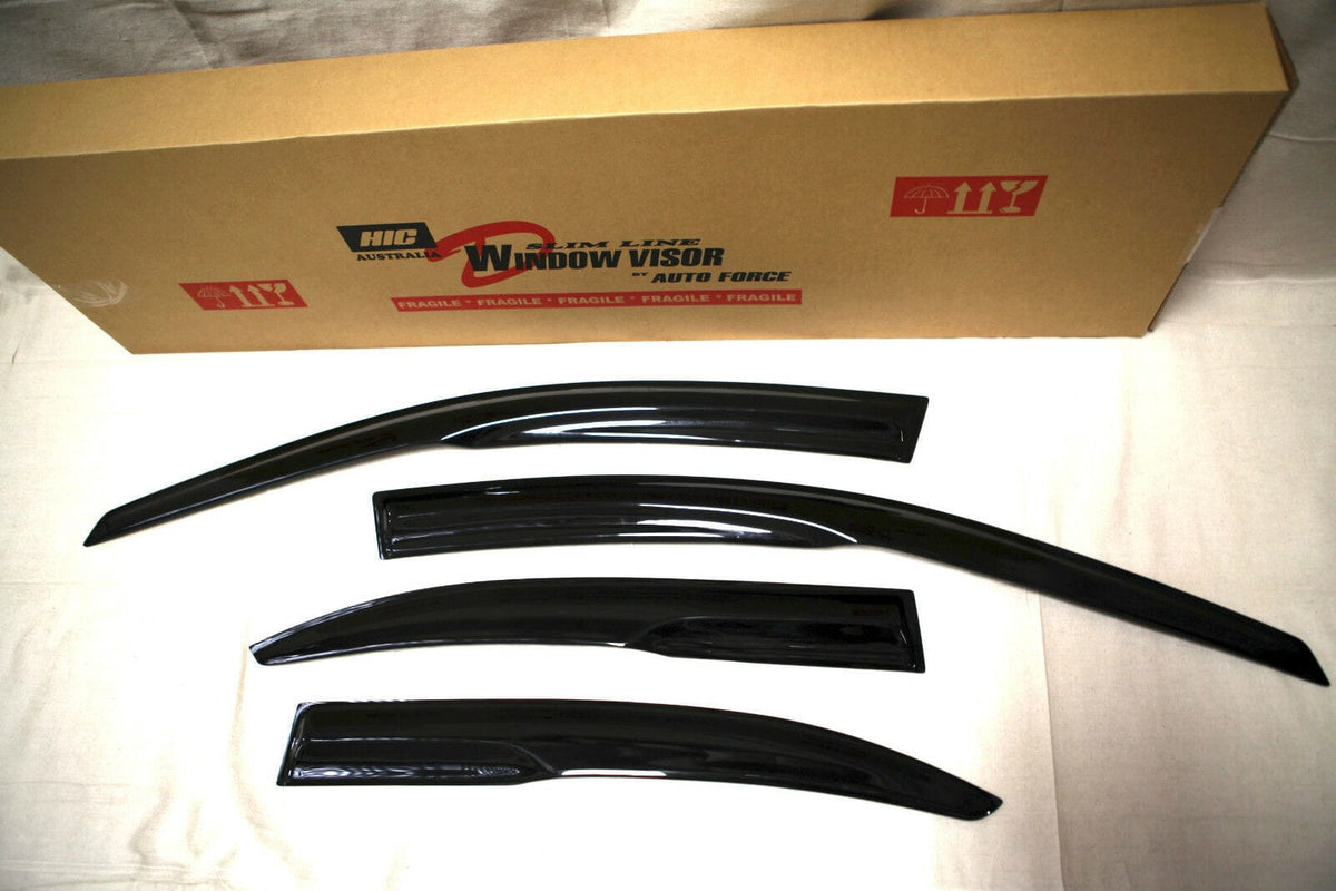 Installed View - Honda Accord Euro CL7 CL9 (2003-2008): Mugen Style Window Visors