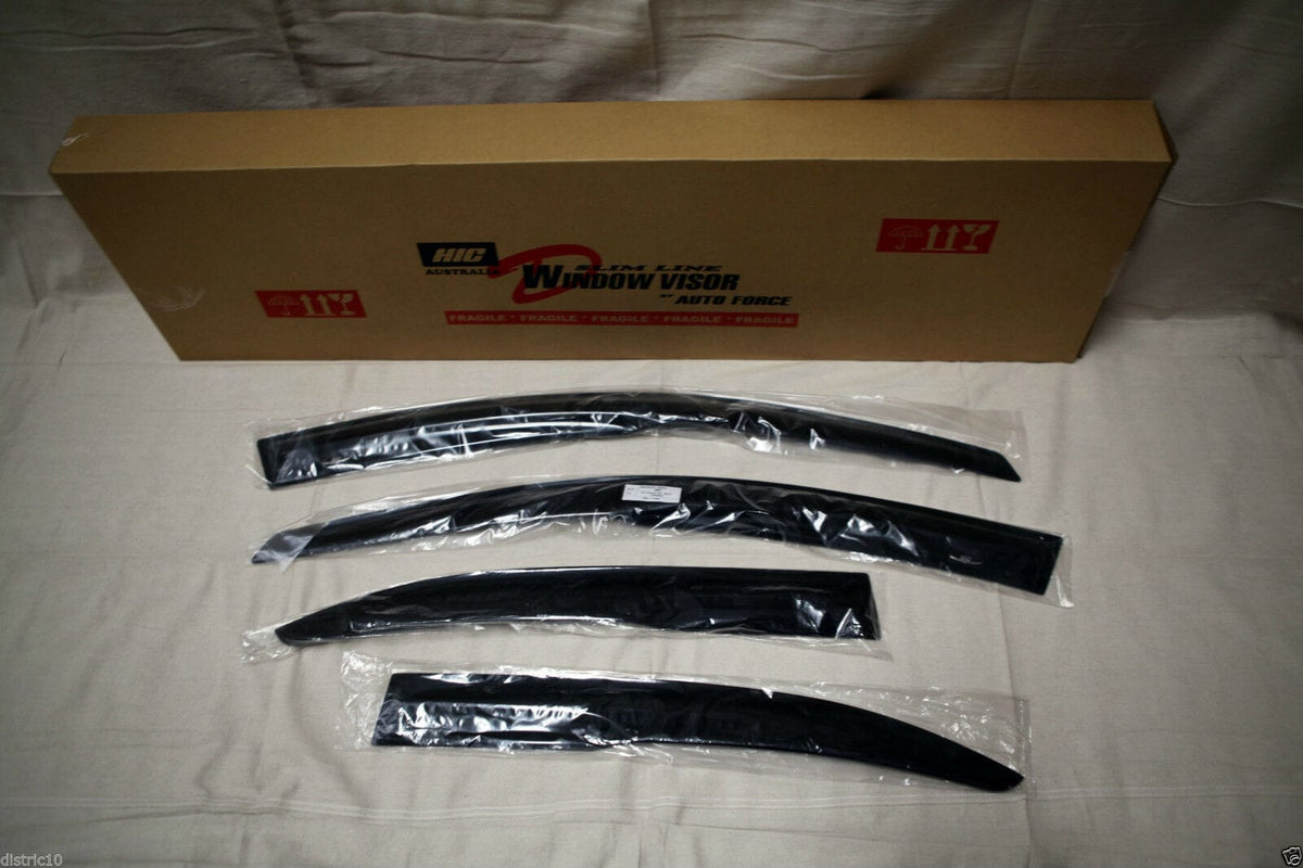 Installed View - Honda Accord Euro CL7 CL9 (2003-2008): Mugen Style Window Visors