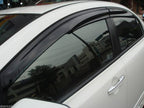 Installed View - Honda Accord Euro CL7 CL9 (2003-2008): Mugen Style Window Visors