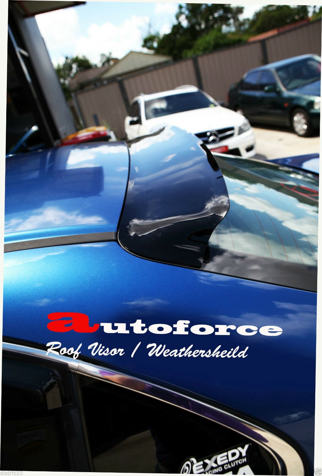 Installed View - Honda Accord Euro CL7 CL9 Sedan (2003-2008): Premium Roof Spoiler