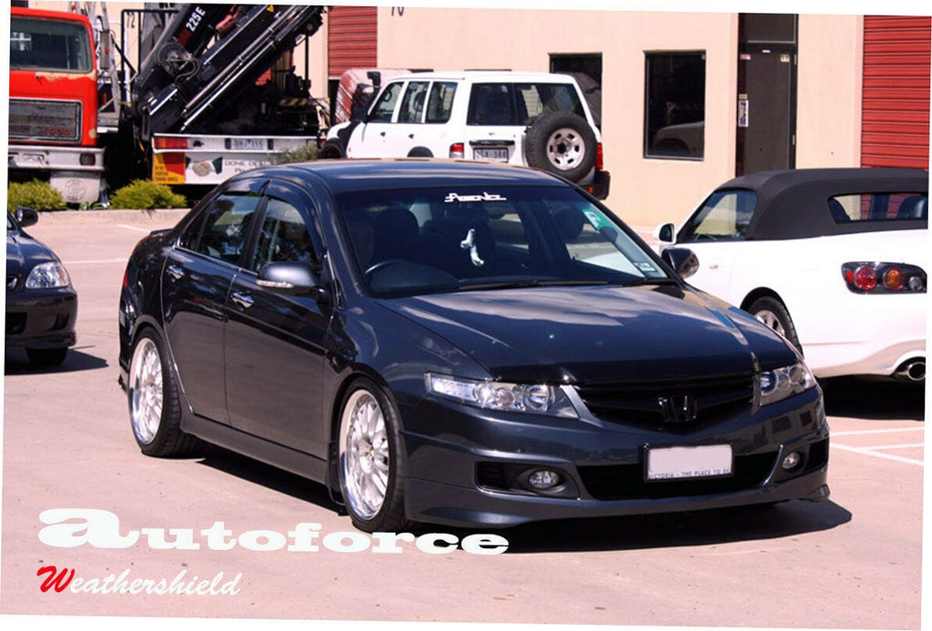 Installed View - Honda Accord Euro CL9 (2005-2008): Bonnet Protector Guard