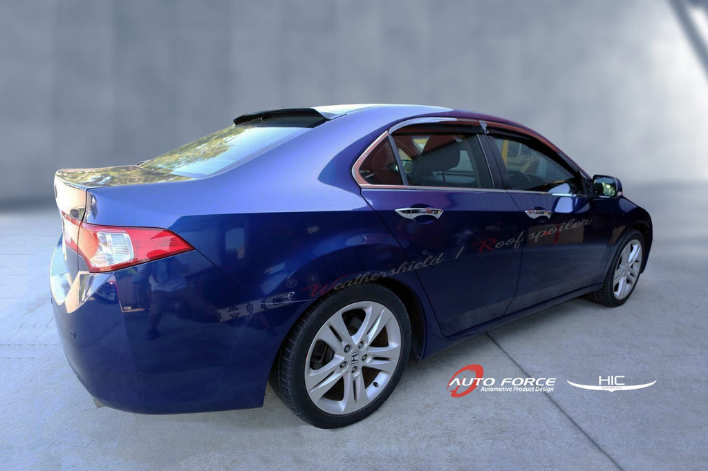 Installed View - Honda Accord Euro CU2 Sedan (2008-2015): Premium Roof Spoiler