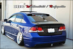 Installed View - Honda Civic 8th Gen Sedan (2006-2011): Premium Roof Spoiler