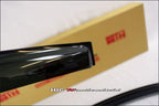 Installed View - Honda Civic EF Hatch (1988-1991): Front Window Visors