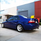 Installed View - Honda Civic EG EH Sedan (1992-1995): Premium Window Visors